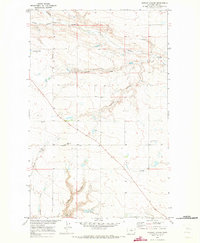 Quigley Coulee 1970 topographic map preview