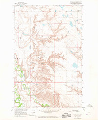 Rabbit Hills 1964 topographic map thumbnail