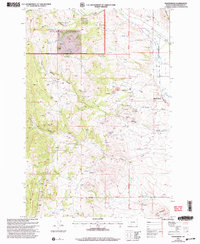 Radersburg 2001 topographic map thumbnail