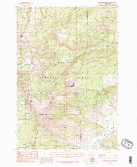 Ramshorn Peak 1986 topographic map thumbnail