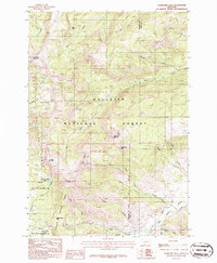 Ramshorn Peak 1986 topographic map thumbnail