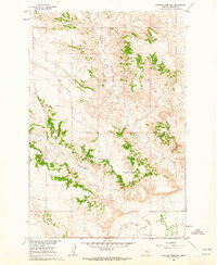 Rancher Cemetery 1960 topographic map thumbnail