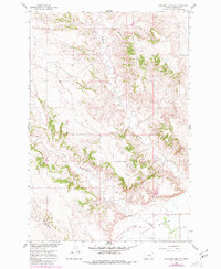 Rancher Cemetery 1960 topographic map thumbnail