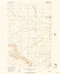 Rapelje 1956 topographic map thumbnail