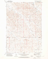 Rattlesnake Hill 1973 topographic map thumbnail