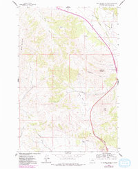 Rattlesnake Mountain 1962 topographic map thumbnail