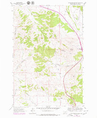 Rattlesnake Mountain 1962 topographic map thumbnail