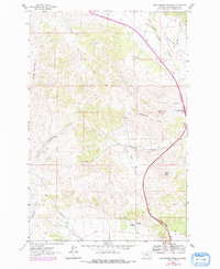Rattlesnake Mountain 1962 topographic map thumbnail