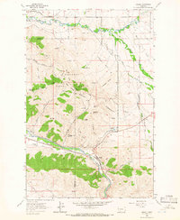 Ravalli 1964 topographic map thumbnail