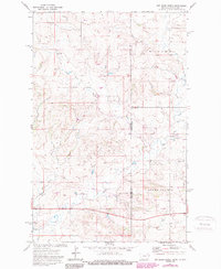 Red Bank Creek 1974 topographic map thumbnail