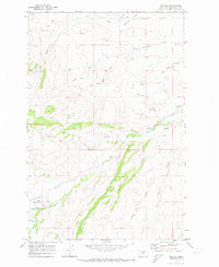 Red Hill 1970 topographic map thumbnail