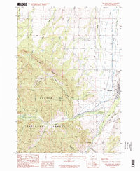 Red Lodge West 1986 topographic map thumbnail