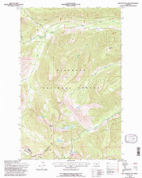 Red Meadow Lake 1994 topographic map thumbnail