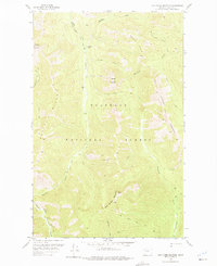 Red Plume Mountain 1958 topographic map preview