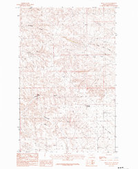Regal Coulee 1984 topographic map thumbnail