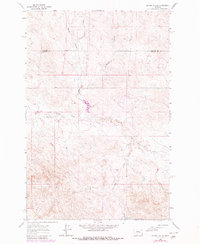 Regnal Coulee 1963 topographic map thumbnail