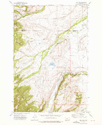 Rein Lake 1972 topographic map thumbnail