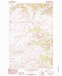 Reppe Butte 1985 topographic map thumbnail