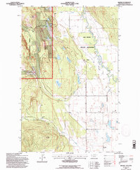 Rhodes 1994 topographic map thumbnail