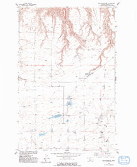 Rice Reservoir 1954 topographic map thumbnail