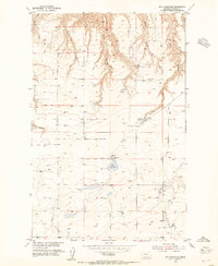 Rice Reservoir 1954 topographic map thumbnail