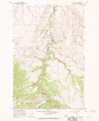 Riceville 1967 topographic map thumbnail