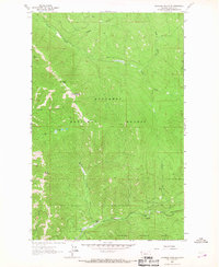 Richards Mountain 1963 topographic map thumbnail