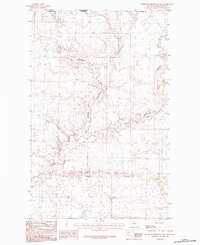 Richmond Reservoir NW 1984 topographic map thumbnail