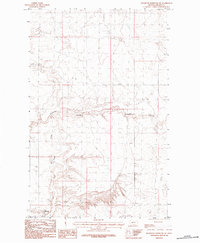 Richmond Reservoir SW 1984 topographic map preview