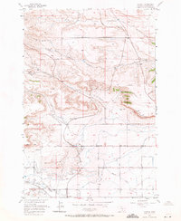 Rimrock 1956 topographic map thumbnail