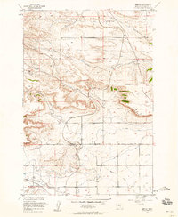 Rimrock 1956 topographic map thumbnail