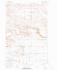 Rimrock 1956 topographic map thumbnail