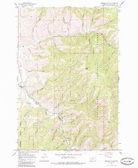Robbins Gulch 1964 topographic map thumbnail