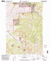 Robbins Gulch 1998 topographic map thumbnail