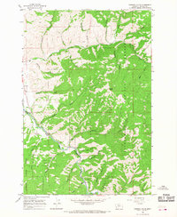 Robbins Gulch 1964 topographic map thumbnail