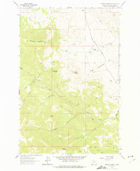 Roberts Mountain 1961 topographic map thumbnail