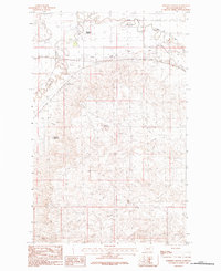 Robinson Ranch 1984 topographic map thumbnail