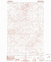 Rock Creek 1983 topographic map thumbnail
