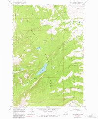 Rock Creek Lake 1967 topographic map thumbnail