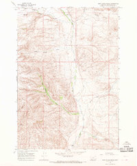 Rock Island Ranch 1965 topographic map thumbnail