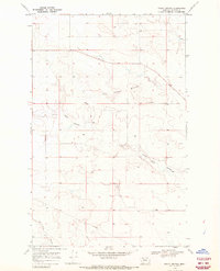 Rocky Buttes 1968 topographic map thumbnail