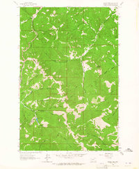 Rogers Pass 1963 topographic map thumbnail