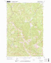 Rogers Pass 1963 topographic map thumbnail