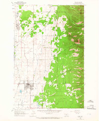 Ronan 1964 topographic map thumbnail