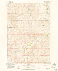 Roscoe NE 1956 topographic map thumbnail