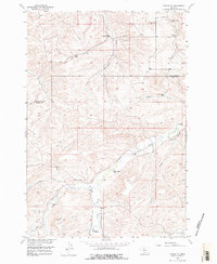 Roscoe NE 1956 topographic map thumbnail