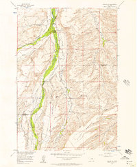Roscoe NW 1956 topographic map thumbnail