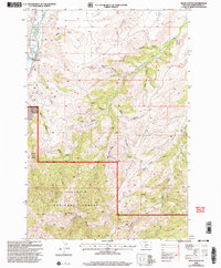 Ross Canyon 2000 topographic map thumbnail