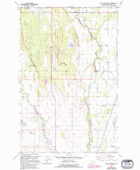 Rose Crossing 1962 topographic map thumbnail