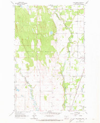 Rose Crossing 1962 topographic map thumbnail